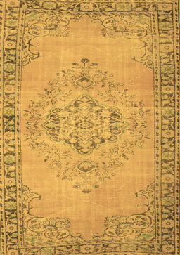 Abstract Brown Contemporary Rug, con746brn