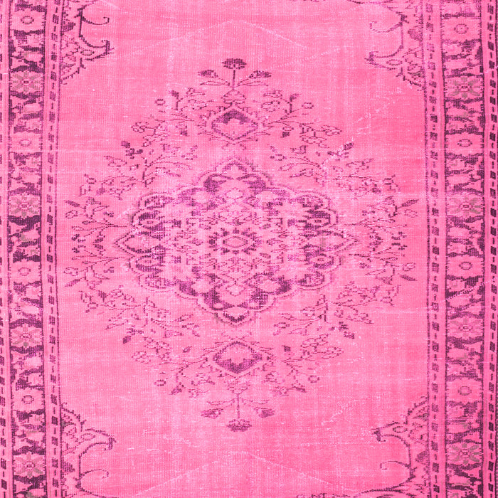 Abstract Pink Contemporary Rug, con746pnk