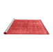 Bohemian Red Washable Rugs