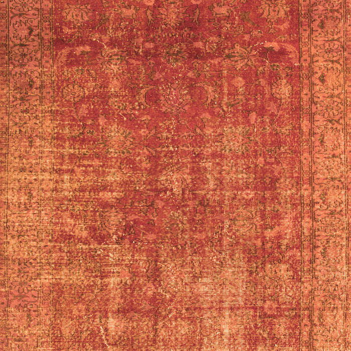 Serging Thickness of Machine Washable Persian Orange Bohemian Area Rugs, wshcon747org