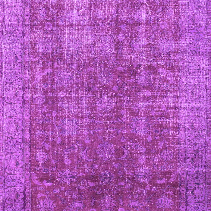 Machine Washable Persian Purple Bohemian Area Rugs, wshcon747pur