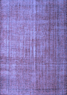 Abstract Blue Contemporary Rug, con748blu