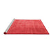 Contemporary Red Washable Rugs