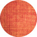 Machine Washable Abstract Orange Contemporary Area Rugs, wshcon748org