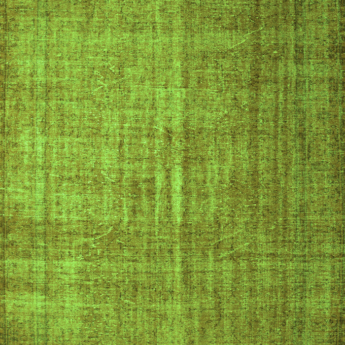 Serging Thickness of Machine Washable Abstract Green Contemporary Area Rugs, wshcon748grn