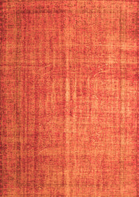 Abstract Orange Contemporary Rug, con748org