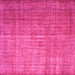 Square Abstract Pink Contemporary Rug, con748pnk