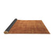 Sideview of Abstract Brown Contemporary Rug, con748brn