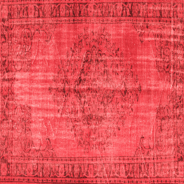 Abstract Red Contemporary Rug, con749red