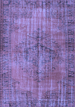 Abstract Blue Contemporary Rug, con749blu