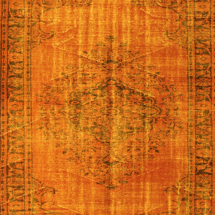 Abstract Yellow Contemporary Rug, con749yw