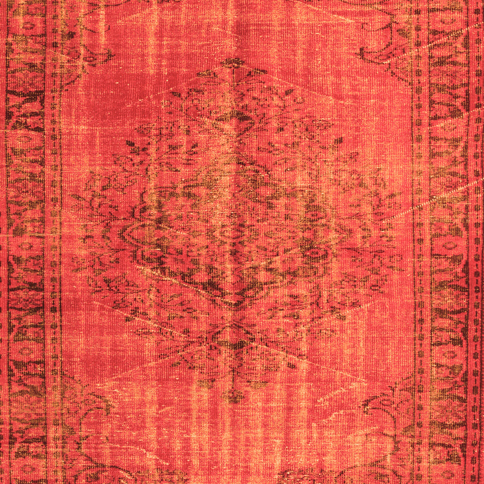 Serging Thickness of Machine Washable Abstract Orange Contemporary Area Rugs, wshcon749org