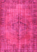 Abstract Pink Contemporary Rug, con749pnk