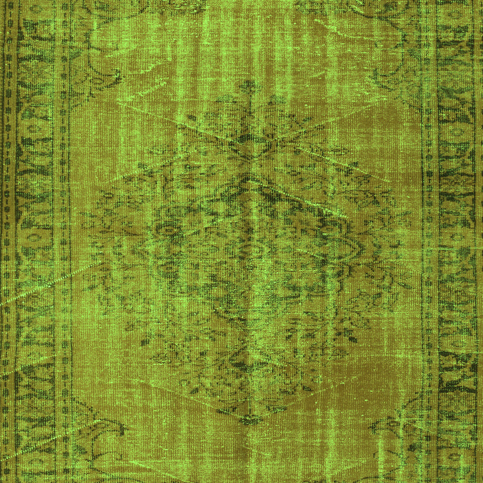 Abstract Green Contemporary Rug, con749grn