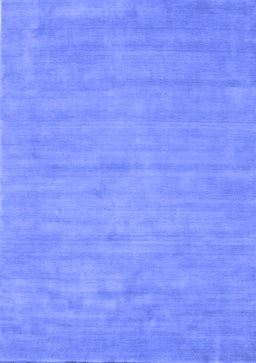 Abstract Blue Contemporary Rug, con74blu