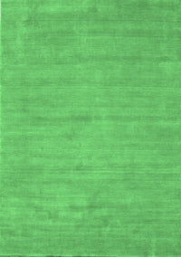 Abstract Emerald Green Contemporary Rug, con74emgrn