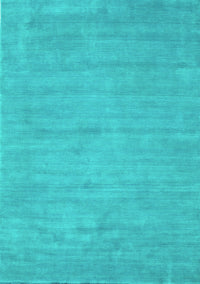 Abstract Turquoise Contemporary Rug, con74turq