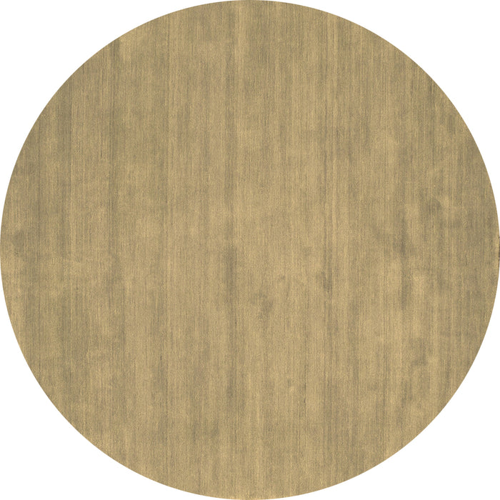 Round Machine Washable Abstract Brown Contemporary Rug, wshcon74brn
