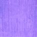 Square Abstract Purple Contemporary Rug, con74pur