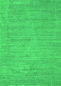 Abstract Green Contemporary Rug, con74grn