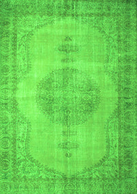 Abstract Green Contemporary Rug, con750grn