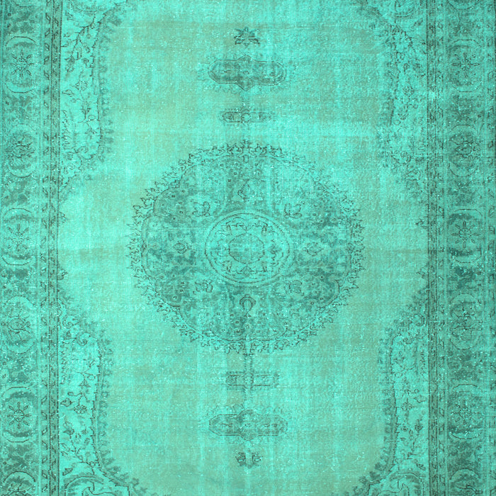 Machine Washable Abstract Turquoise Contemporary Area Rugs, wshcon750turq