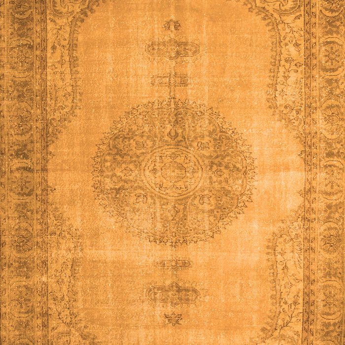 Serging Thickness of Machine Washable Abstract Orange Contemporary Area Rugs, wshcon750org