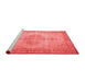 Contemporary Red Washable Rugs