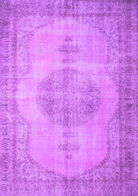 Abstract Purple Contemporary Rug, con750pur