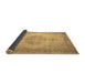 Sideview of Abstract Brown Contemporary Rug, con750brn