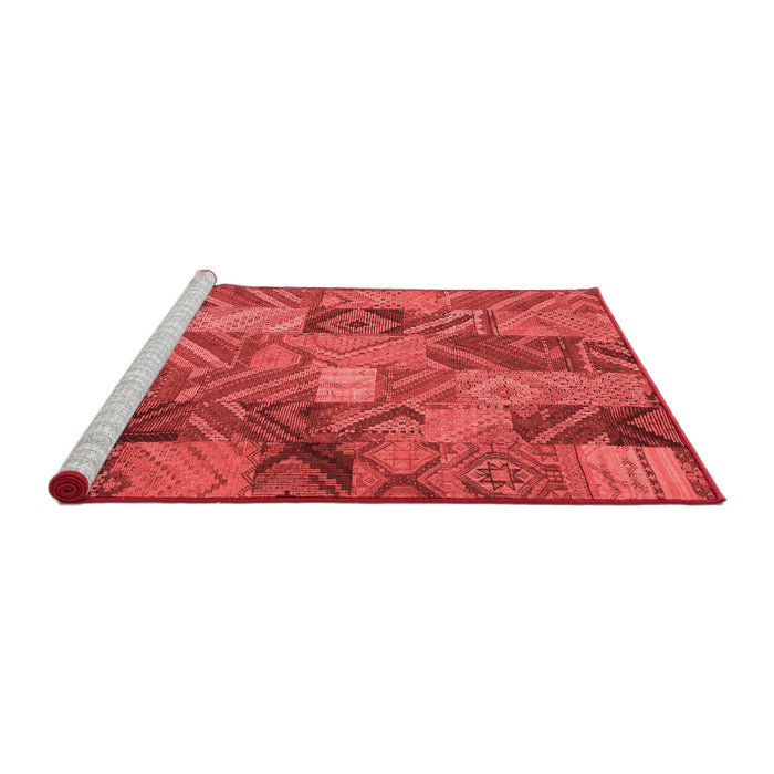 Contemporary Red Washable Rugs