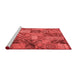 Contemporary Red Washable Rugs