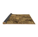 Sideview of Abstract Brown Contemporary Rug, con752brn