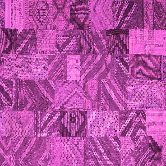 Square Abstract Pink Contemporary Rug, con752pnk