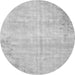 Machine Washable Abstract Gray Contemporary Rug, wshcon753gry