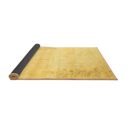 Sideview of Abstract Brown Contemporary Rug, con753brn