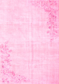 Abstract Pink Contemporary Rug, con753pnk