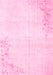 Abstract Pink Contemporary Rug, con753pnk