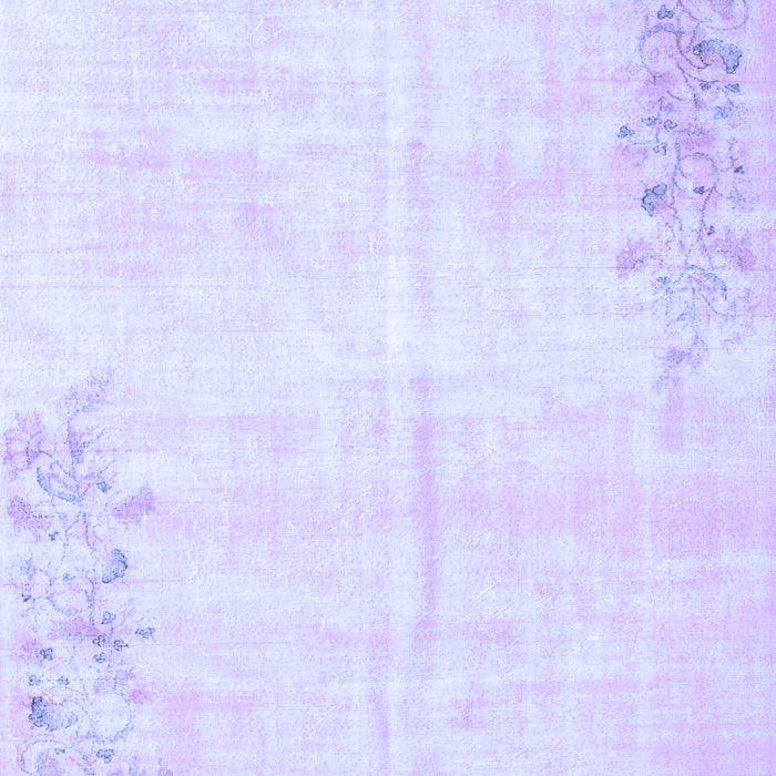 Abstract Blue Contemporary Rug, con753blu