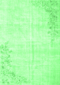 Abstract Emerald Green Contemporary Rug, con753emgrn