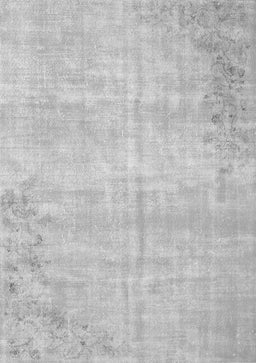 Abstract Gray Contemporary Rug, con753gry