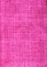 Abstract Pink Contemporary Rug, con754pnk