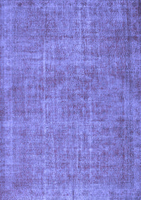 Abstract Blue Contemporary Rug, con754blu