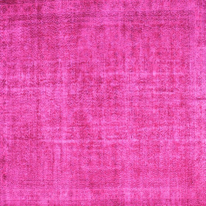 Square Abstract Pink Contemporary Rug, con754pnk