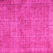 Square Abstract Pink Contemporary Rug, con754pnk