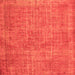 Serging Thickness of Abstract Orange Contemporary Rug, con754org