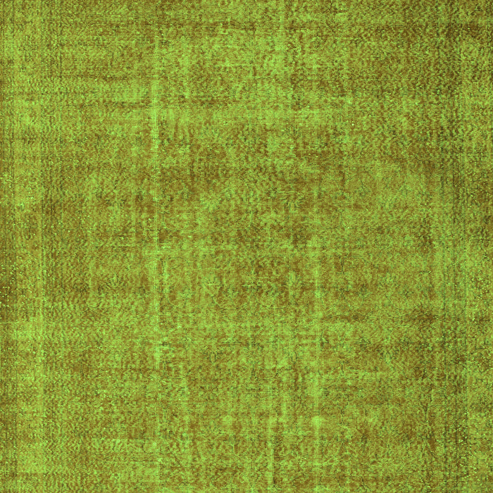 Serging Thickness of Machine Washable Abstract Green Contemporary Area Rugs, wshcon754grn