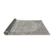 Thickness of Contemporary Pale Silver Gray Modern Rug, con755