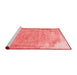 Contemporary Red Washable Rugs