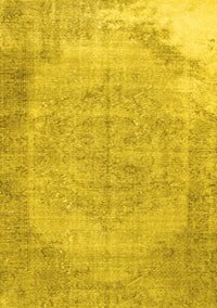 Abstract Yellow Contemporary Rug, con755yw